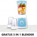 Gratus 3 in 1 Powerful Blender - 350 Watts